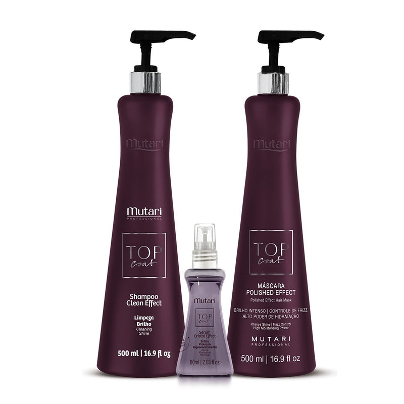 Mutari - Complete Kit Mutari Top Coat Treatment For Gloss And Antifrizz - BuyBrazil