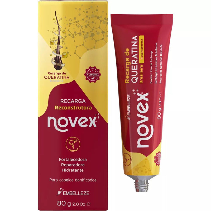 Novex Reconstruction Treatment Brazilian Keratin Refill 80G/2.8oz. - BuyBrazil