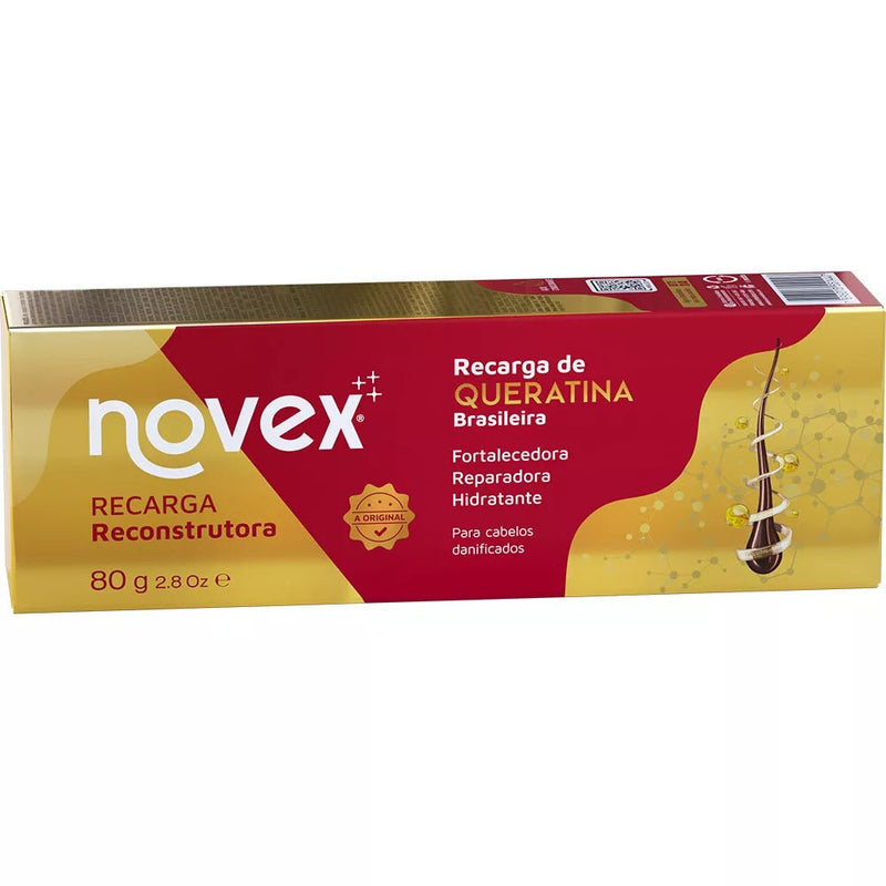 Novex Reconstruction Treatment Brazilian Keratin Refill 80G/2.8oz. - BuyBrazil