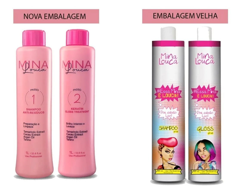 Nuance Professional - Combo With 2 Kits Mina Louca 1 Liter And Mina Loira 1 Liter - BuyBrazil