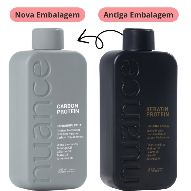 Nuance Professional - Progressive Carbon Protein - Cabonoplasty 1l Nuance - BuyBrazil