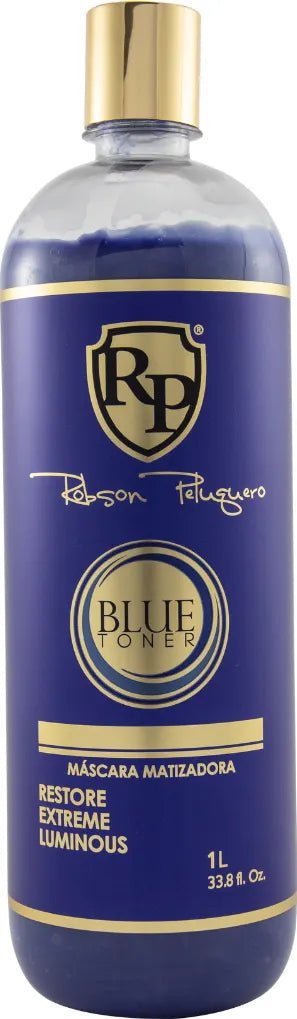 Robson Peluquero - Blue Toner Tinting Mask Restore Extreme Luminous 1000ml/33.8 Fl.Oz - BuyBrazil