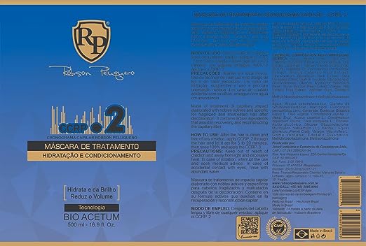 Robson Peluquero Kit CCRP 4 Steps Professional Hair Reconstruction - BuyBrazil