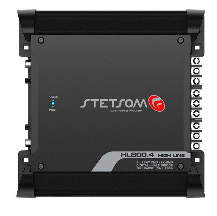 Stetsom HL800.4 Car Audio Amplifier 4 Channel 800 Watts RMS - BuyBrazil