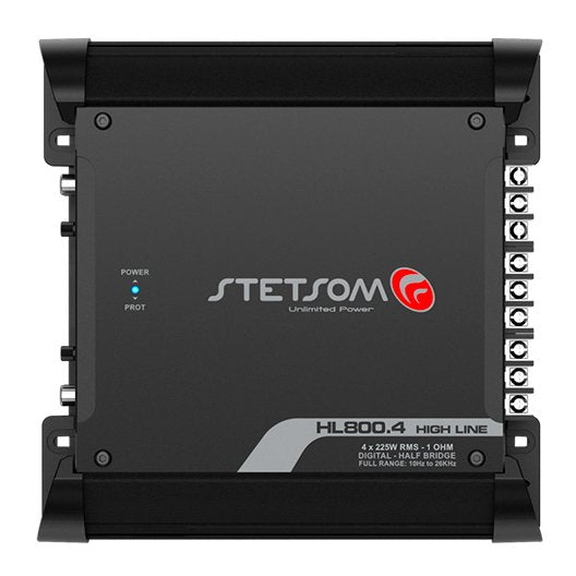 Stetsom HL800.4 Car Audio Amplifier 4 Channel 800 Watts RMS - BuyBrazil