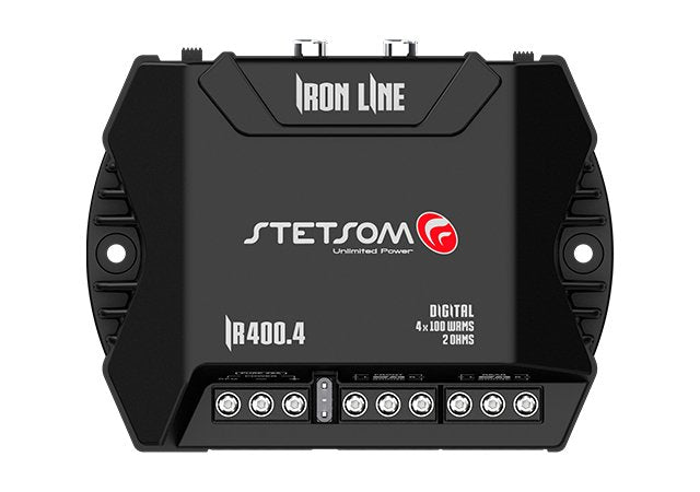 Stetsom IR400.4 Digital Amplifier Module Iron Line 400 Watts RMS 2 Ohms 4 Channels Automotive Sound - BuyBrazil