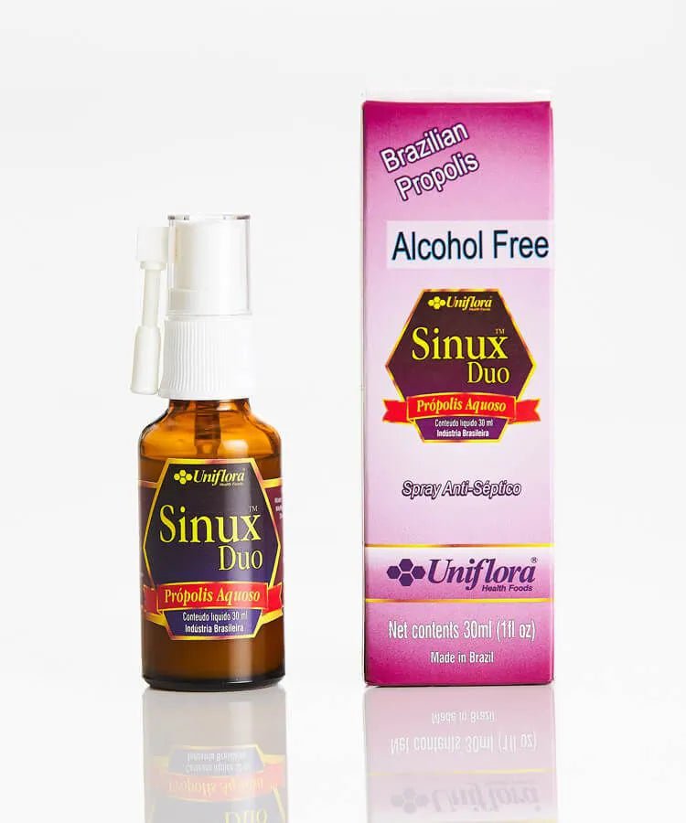 Uniflora Sinux Duo Propolis Aqueous Antiseptic Spray 30ml/1.01 fl.oz - BuyBrazil